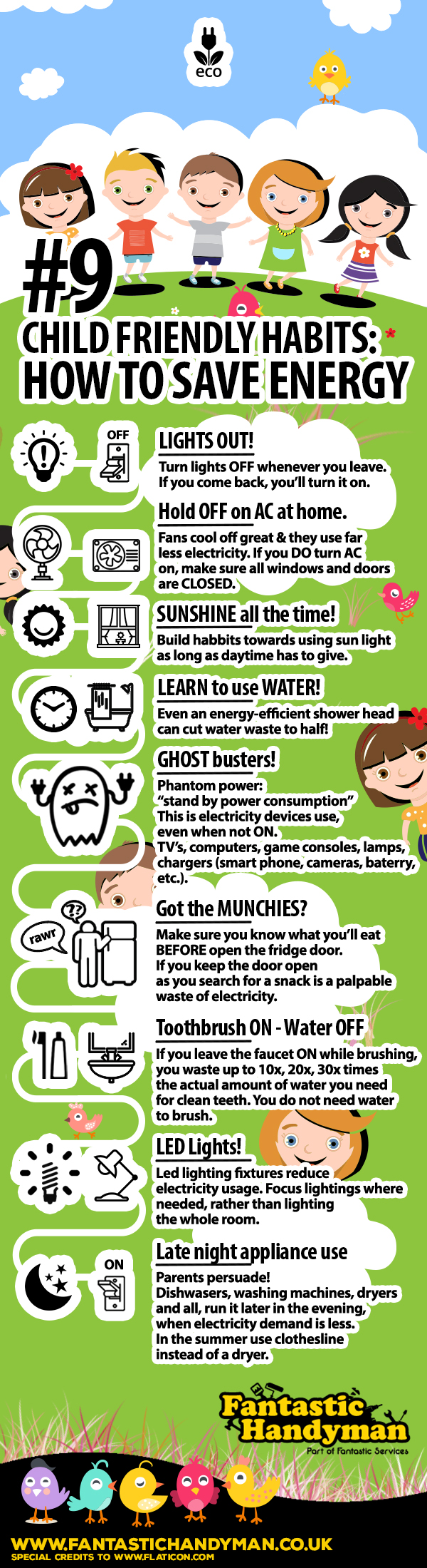 save electricity pictures for kids