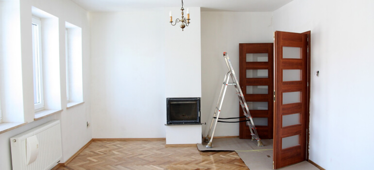 Room of a house before the renovation process start