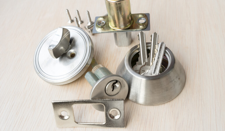 Components of a door lock