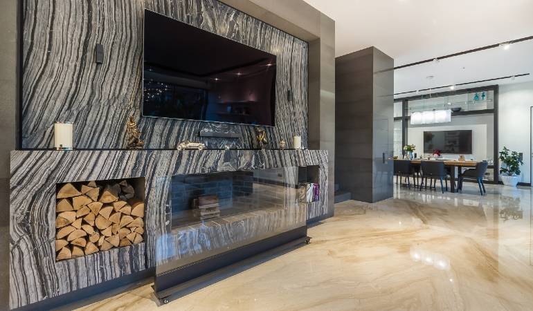 Is a TV above a fireplace a good idea?