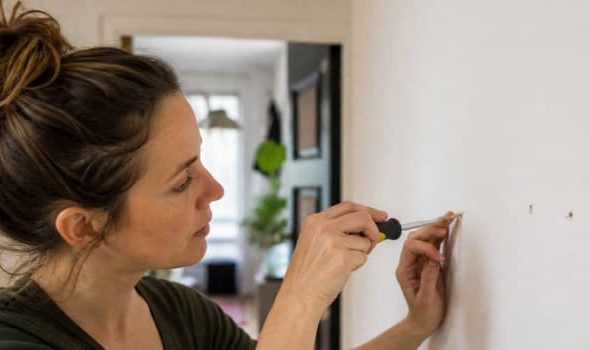 Illustration representing how to remove wall plugs